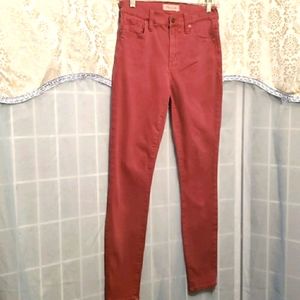 MADEWELL 9" HIGH RISER SKINNY SKINNY SZ 25
